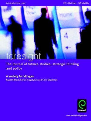 cover image of foresight, Volume 5, Issue 6